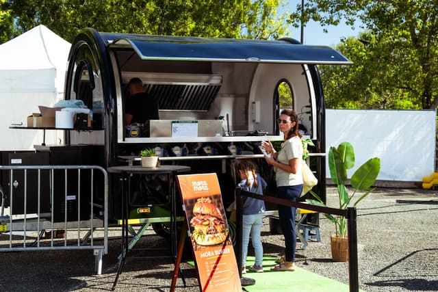 Burgerfoodtrailer van Jack’s Burger, klaar om te verkopen