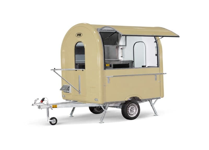 Foodtrailer Essentiel in het beige, formaat AIR 220