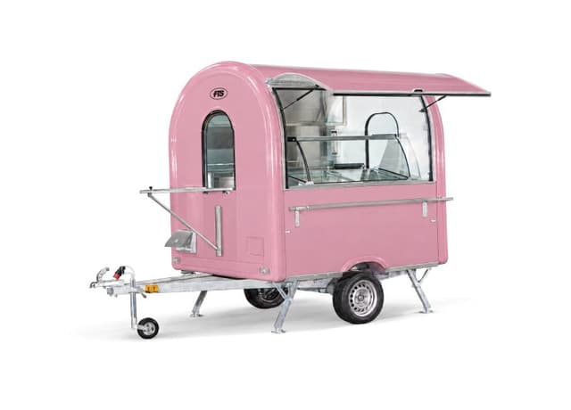 Remorque food truck glace Frost rose, format AIR 220