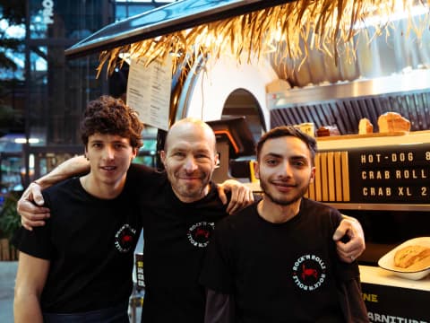 Het team van Rock’n Rolls, klant van Food Truck Store