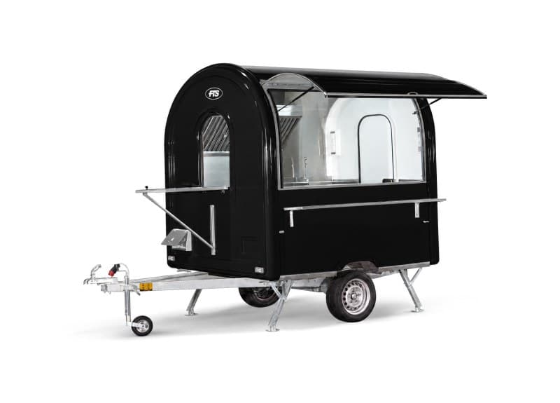 Remorque food truck Chef+ noire, format AIR 220