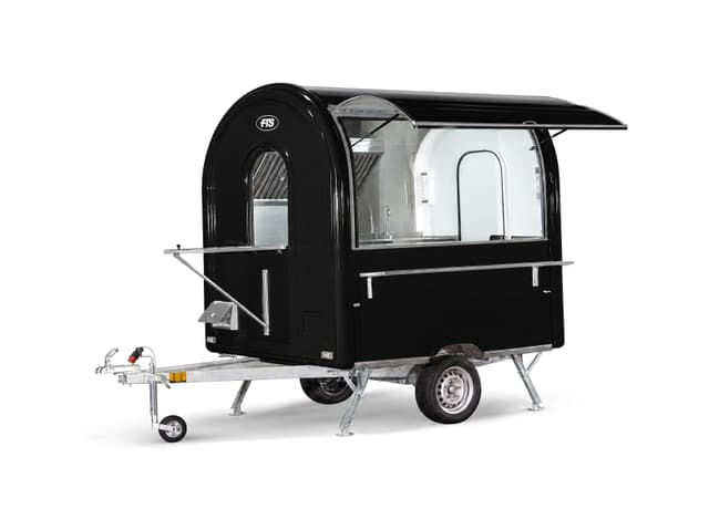 Remorque food truck Chef+ noire, format AIR 220