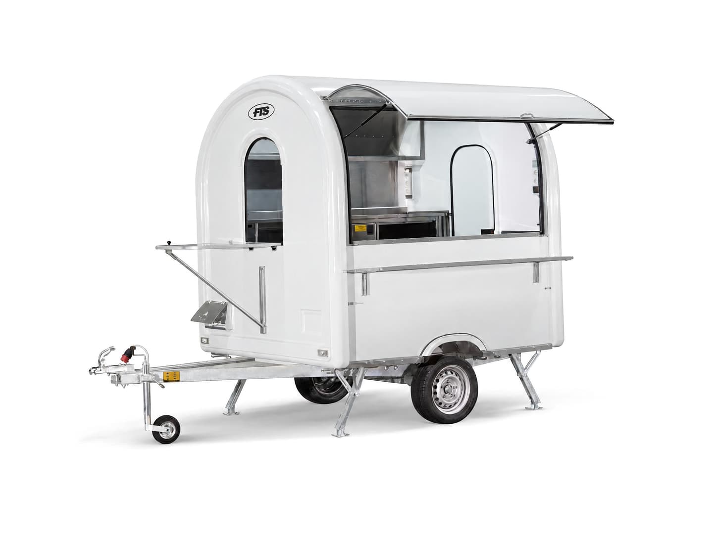 Foodtrailer Essentiel in het wit, formaat AIR 220